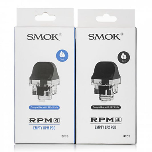 Smok RPM4 Replacement Pods | RPM or LP2 Coils 3pk | bearsvapes.co.uk