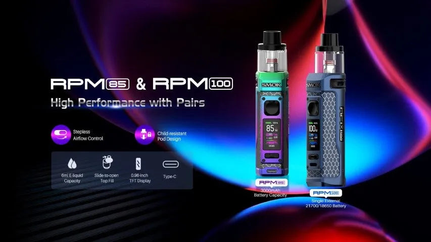 Smok RPM 85 Pod Vape Kit | 85W 3000mAh | FREE POST | bearsvapes.co.uk