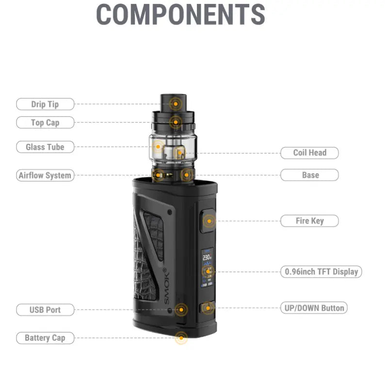 Smok Scar 18 Vape Kit | With TFV9 Tank| ONLY £29.95 | bearsvapes.co.uk