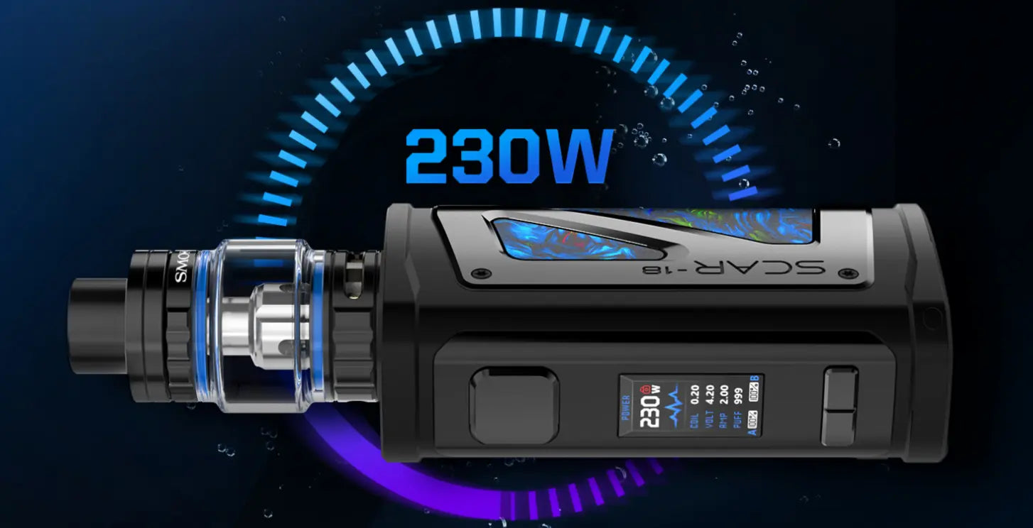 Smok Scar 18 Vape Kit | With TFV9 Tank| ONLY £29.95 | bearsvapes.co.uk