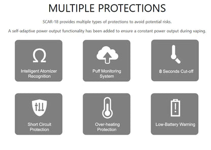 Smok Scar 18 Vape Kit | With TFV9 Tank| ONLY £29.95 | bearsvapes.co.uk