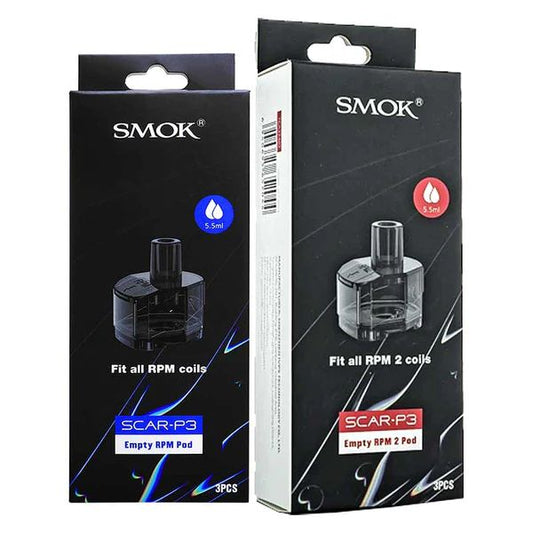 Smok Scar P3 Replacement Pods | RPM & RPM2 3 Pack | bearsvapes.co.uk