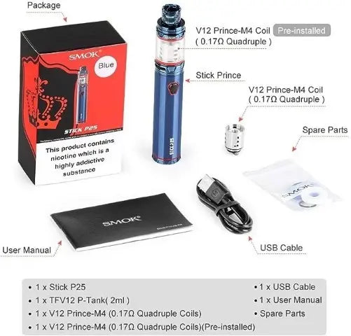 Smok Stick P25 Prince Stick Vape Kit ONLY £24.95 | bearsvapes.co.uk