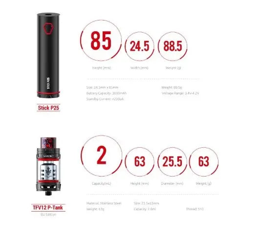 Smok Stick P25 Prince Stick Vape Kit ONLY £24.95 | bearsvapes.co.uk