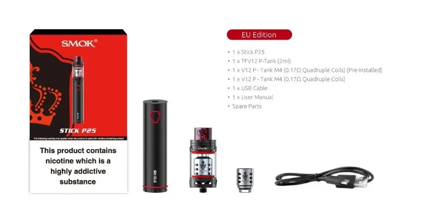 Smok Stick P25 Prince Stick Vape Kit ONLY £24.95 | bearsvapes.co.uk