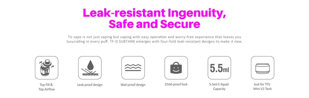 Smok TF-D Subtank | Sub-Ohm Vape Tank | ONLY £14.95 | bearsvapes.co.uk