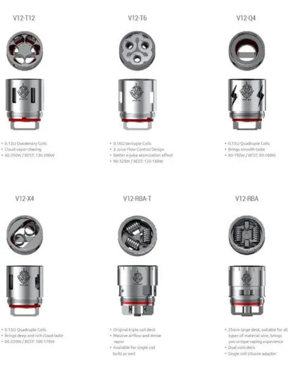 Smok TFV12 Cloud Beast King Coils 3pk | bearsvapes.co.uk