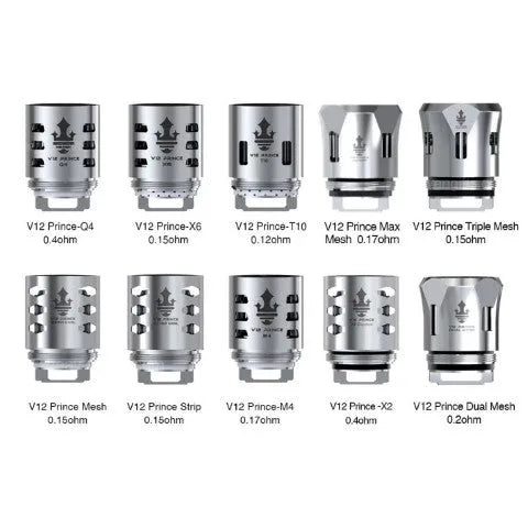 Smok TFV12 Prince Replacement Coils 3pk | bearsvapes.co.uk