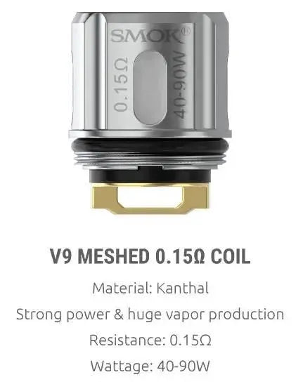 Smok TFV9 Sub-ohm Vape Tank | 2ml | NOW ONLY £14.95 | bearsvapes.co.uk