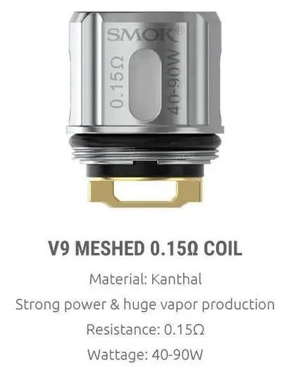 Smok TFV9 Sub-ohm Vape Tank | 2ml | NOW ONLY £14.95 | bearsvapes.co.uk