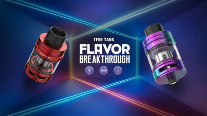 Smok TFV9 Sub-ohm Vape Tank | 2ml | NOW ONLY £14.95 | bearsvapes.co.uk