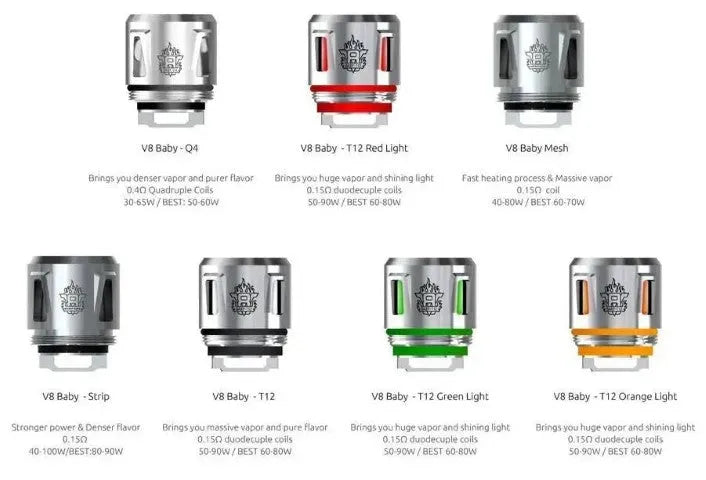 Smok TFV9 Sub-ohm Vape Tank | 2ml | NOW ONLY £14.95 | bearsvapes.co.uk