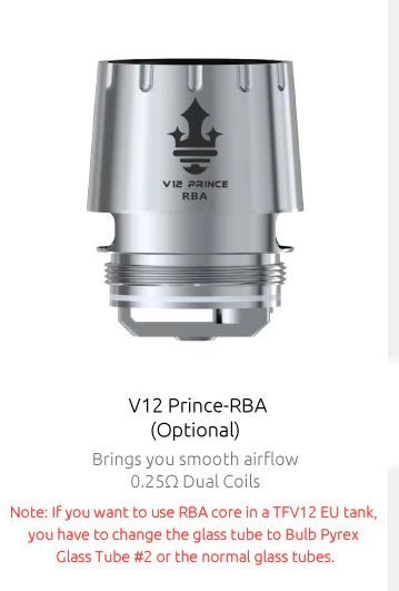 Smok V12 Prince RBA