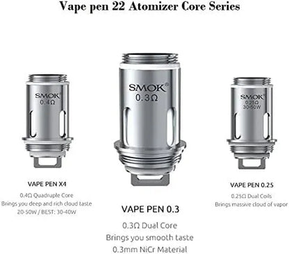 Smok Vape Pen 22 Replacement Coils 5pk | ONLY £6.95 | bearsvapes.co.uk