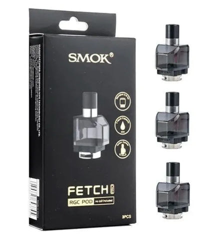 Smok Fetch Pro Replacement Pods | RPM or RGC 3pk | bearsvapes.co.uk