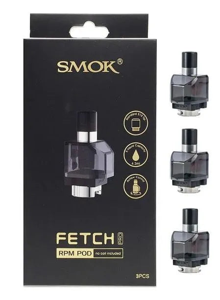 Smok Fetch Pro Replacement Pods | RPM or RGC 3pk | bearsvapes.co.uk