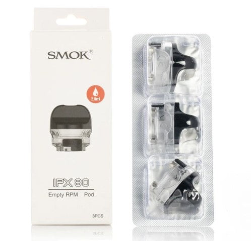 Smok IPX80 Replacement Pod 3 Pack| RPM or RPM2 Coil | bearsvapes.co.uk