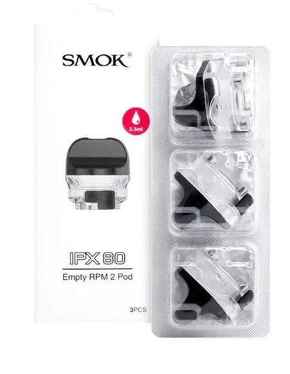 Smok IPX80 Replacement Pod 3 Pack| RPM or RPM2 Coil | bearsvapes.co.uk