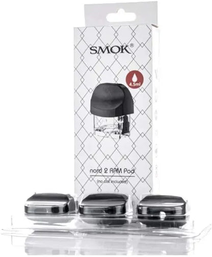 Smok Nord 2 Replacement Pods | RPM & Nord Pods 3pk | bearsvapes.co.uk