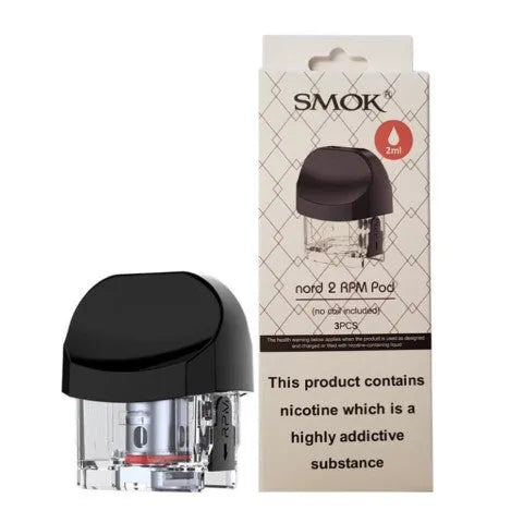 Smok Nord 2 Replacement Pods | RPM & Nord Pods 3pk | bearsvapes.co.uk