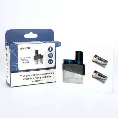 Smok Trinity Alpha Replacement Pod With 2 Coils | bearsvapes.co.uk