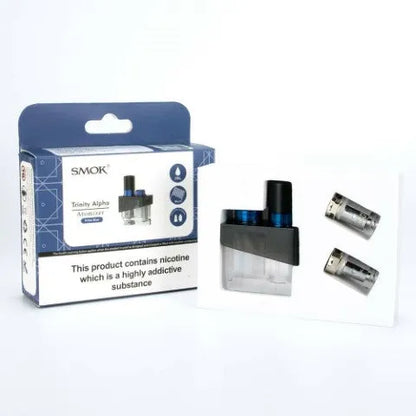 Smok Trinity Alpha Replacement Pod With 2 Coils | bearsvapes.co.uk