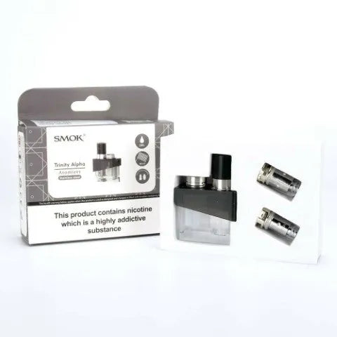 Smok Trinity Alpha Replacement Pod With 2 Coils | bearsvapes.co.uk