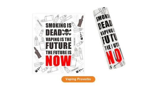 Smoking is Dead 21700 Battery Wraps | 4 Pack  £2.95 | bearsvapes.co.uk