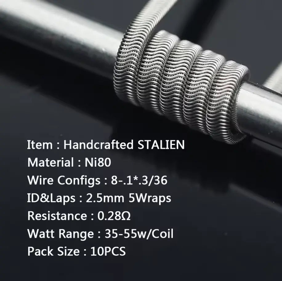Coilology Handcrafted Staple Alien Coils 10 Pack | bearsvapes.co.uk
