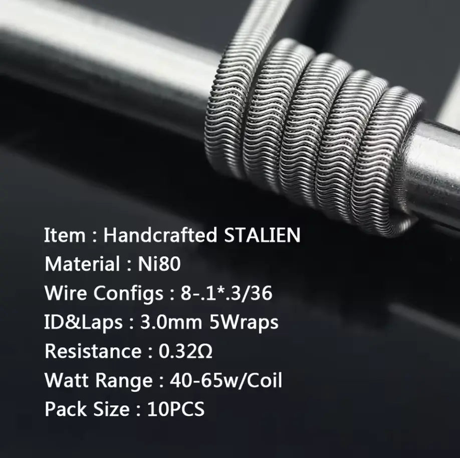Coilology Handcrafted Staple Alien Coils 10 Pack | bearsvapes.co.uk