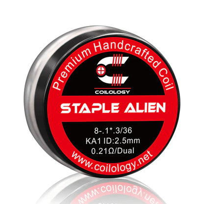 Coilology Handcrafted Staple Alien Coils 10 Pack | bearsvapes.co.uk