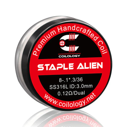 Coilology Handcrafted Staple Alien Coils 10 Pack | bearsvapes.co.uk