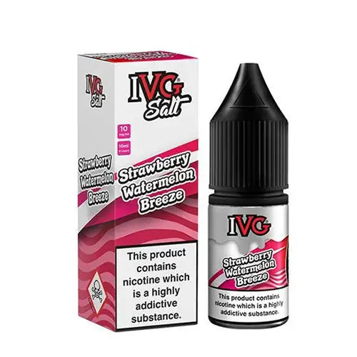 Strawberry and Watermelon Breeze Nic Salt 4 for 3 | bearsvapes.co.uk