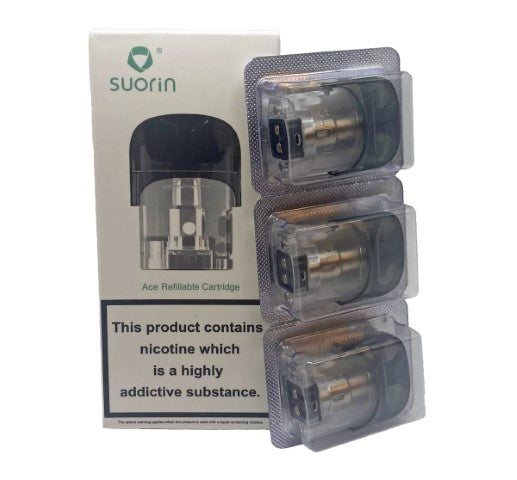 Suorin Ace and Shine Replacement Pods 1.0ohm 3pk | bearsvapes.co.uk