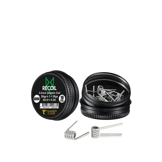 Thunder Cloud Recoil Coils | Tri-core Fused Clapton| bearsvapes.co.uk
