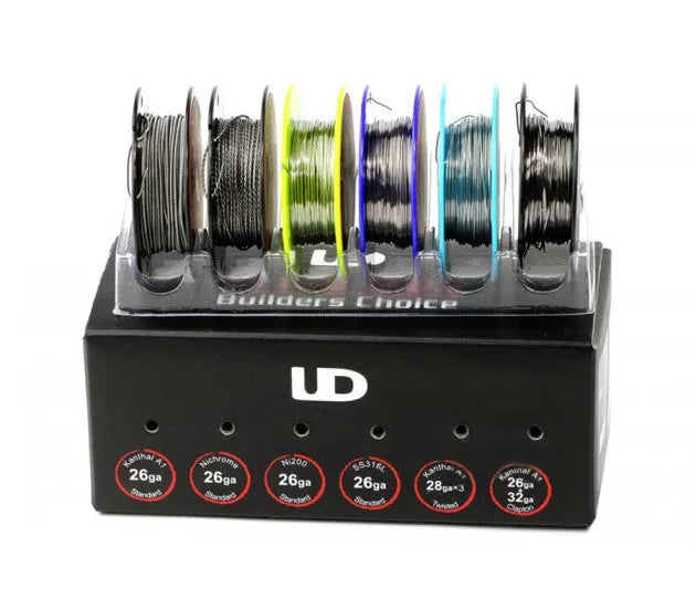 UD Builders Choice Wire Box - 6 Asst Spools 150ft | bearsvapes.co.uk