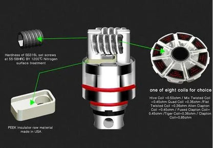 HKDA Fortuna Sexy Colour-changing RTA | bearsvapes.co.uk