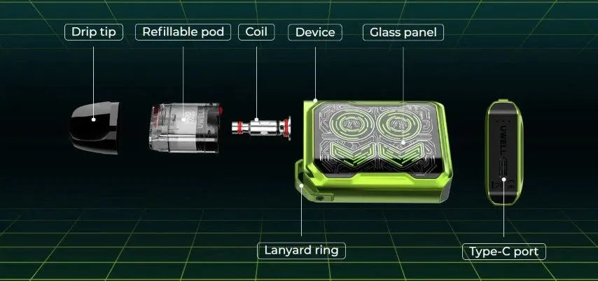 Uwell Caliburn GK2 Pod Vape Kit | MTL Starter Kit | bearsvapes.co.uk