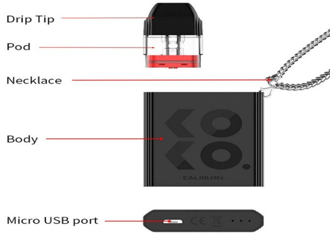 Uwell Caliburn Koko Pod Vape Kit  | bearsvapes.co.uk