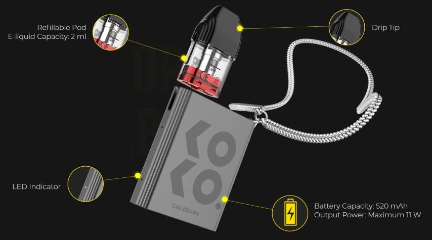 Uwell Caliburn Koko Pod Vape Kit  | bearsvapes.co.uk