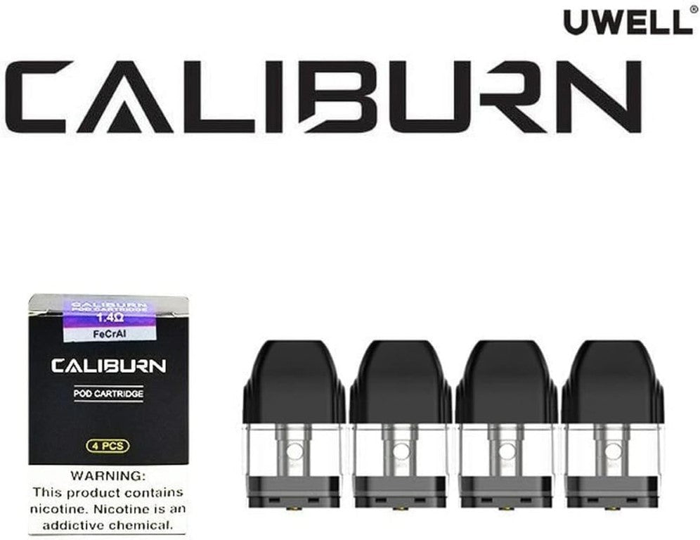 Uwell Caliburn Replacement Pods 4pk | bearsvapes.co.uk