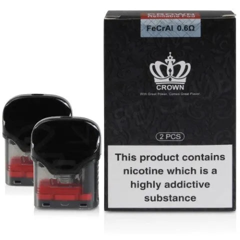 Uwell Crown Replacement Pods | 2 Pack ONLY £4.95 | bearsvapes.co.uk