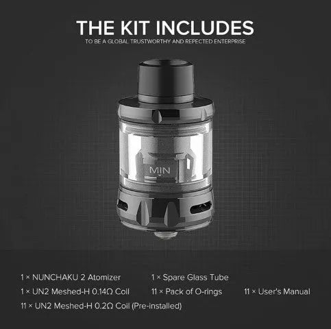 Uwell Nunchaku 2 Sub-ohm Vape Tank | NOW ONLY £9.95 | bearsvapes.co.uk