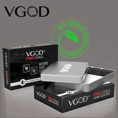 VGOD Fused Clapton Pro Coils | 4 Coils & 20 Cotton | bearsvapes.co.uk