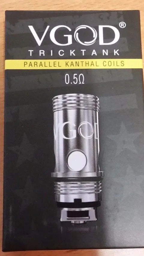 VGOD Trick Tank Coils 0.2 Ohm or 0.5 Ohm 5 Pack | bearsvapes.co.uk