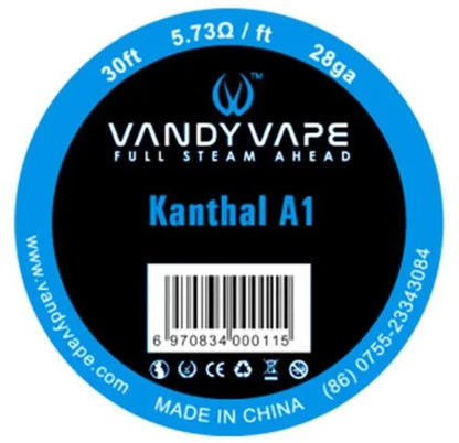 Vandy Vape Kanthal A1 Wire  22g, 24g, 26g, 28g, 40g | bearsvapes.co.uk