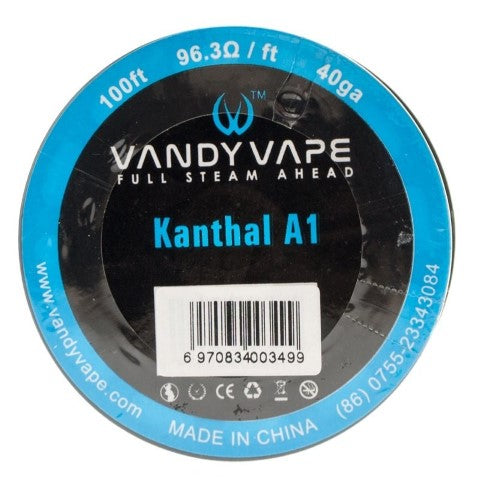 Vandy Vape Kanthal A1 Wire  22g, 24g, 26g, 28g, 40g | bearsvapes.co.uk