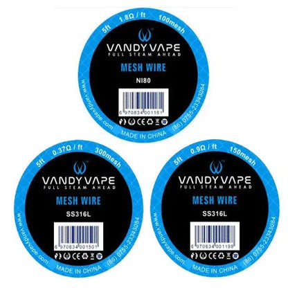 Vandy Vape Mesh Wire | 5 Foot Spool | bearsvapes.co.uk