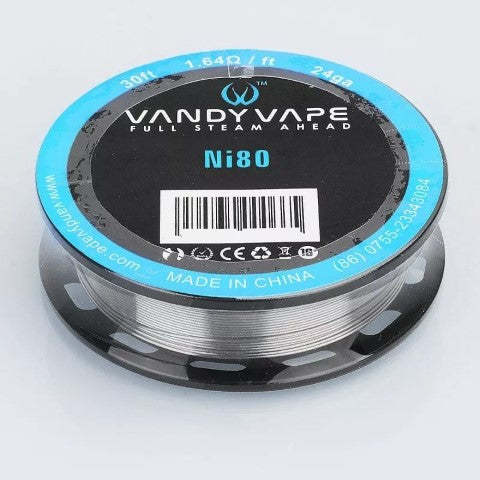 Vandy Vape Ni80 Wire | 30ft or 100ft Spool | bearsvapes.co.uk