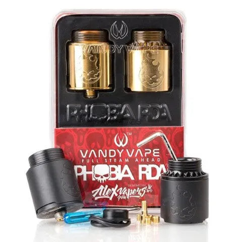 Vandy Vape Phobia RDA | Post-less Dual or Single | bearsvapes.co.uk